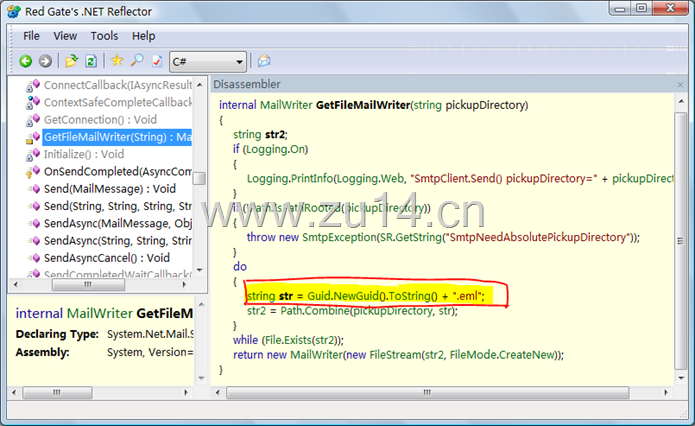 System.Net.Mail.MailWriter